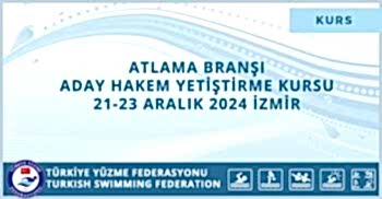 ATLAMA BRANŞI ADAY HAKEM YETİŞTİRME KURSU 21-23 ARALIK 2024 İZMİR